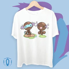 Remera Wooper y Wooper de paldea