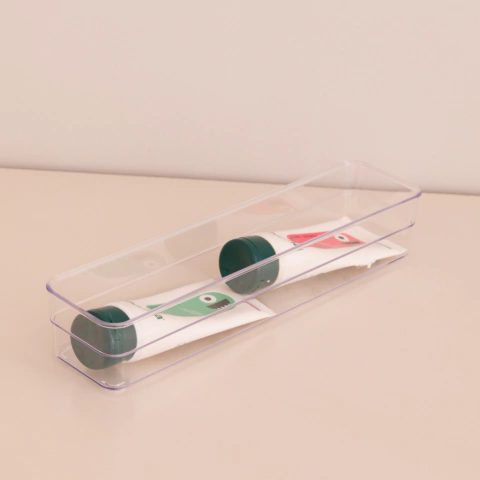 Cesto de acrílico 30x7,5x5,6cm - comprar online