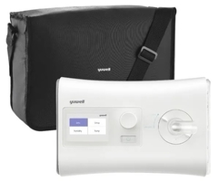 equipo de cpap yuwell 350 con bolso viajero para traslados