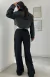Puffer Crop Matelaseada Ecocuero - comprar online