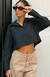 Camisa Crop Voile