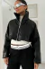 Puffer Crop Matelaseada Ecocuero - comprar online