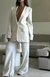 Traje 100% Lino Natural - Glamragazza