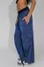 Cargo Blue Baggy Denim - Glamragazza
