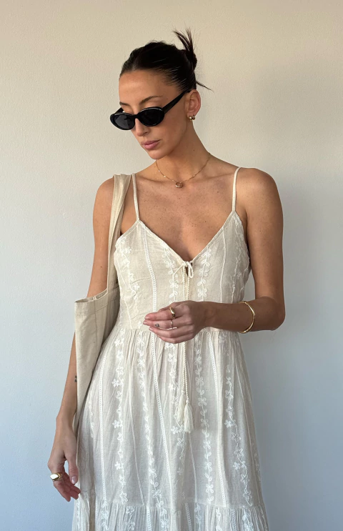 Vestido India Cream 2 - comprar online