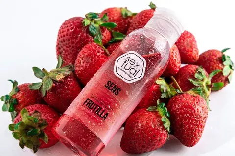 Gel Lubricante Sextual Sens Sabor Frutilla 80grs