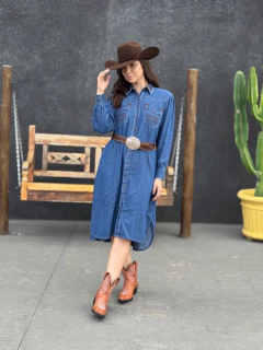 Vestido Zenz Western Jeans Chemise Lakota Zw0125043 na internet