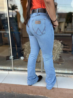 Calça Jeans Feminina Wrangler Cintura Alta Wf2063 - Traje certo country