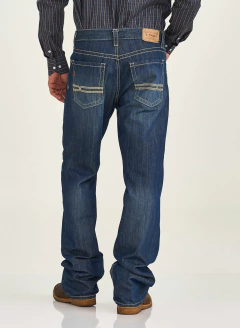 Calça Jeans Masculina Txc X3 Relaxed Bordada 18025d - comprar online