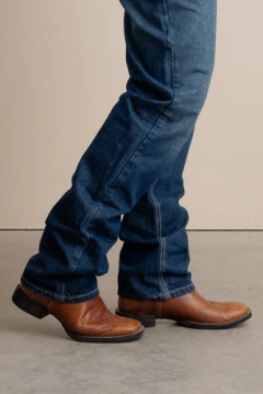 Calça Jeans Masculina Texas Farm Bordada Verde Pdm022 - Traje certo country