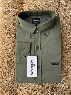Camisa Masculina Wrangler Lisa Tricoline Wls020mu - Traje certo country