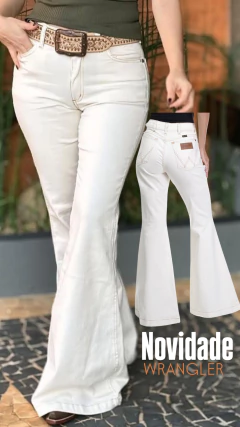 Imagem do Calça Feminina Flare Cintura Alta Wrangler Trumpet Wf2104