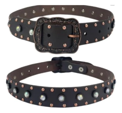 Cinto Country Infantil Menina Master 1399 - Marrom-escuro - 4 - comprar online