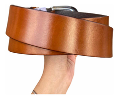 Cinto Masculino Em Couro Básico Liso 950 - comprar online