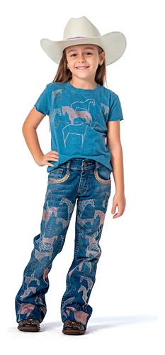 Camiseta T-shirt Zenz Western Infantil Bella Zw0224050 na internet