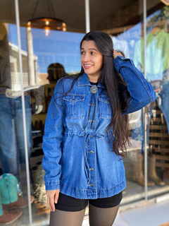 Jaqueta Parka Jeans Feminina Wrangler Lançamento - comprar online