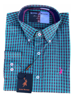 Camisa Manga Longa Austin Western Lançamento Slim Fit 009