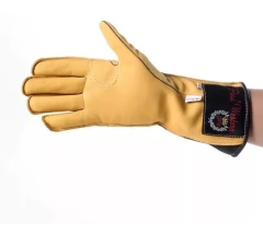 Luva Montaria Paul Western Amarela Direita - comprar online