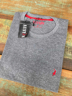 Camiseta Masculina Austin Western Cinza 1344 na internet