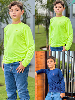 Camiseta Com Proteção Uv+ Infantill Tomahawk Ref 2501 - comprar online