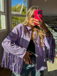 Jaqueta De Franja Em Suede Western Country Rodeio 210 - comprar online