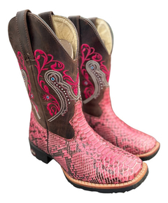 Bota Texana Couro Exótico De Cobra D Luka Boots - comprar online