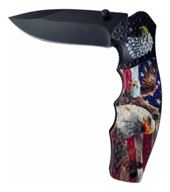 Canivete Importado Preto Falcon Knives 2166