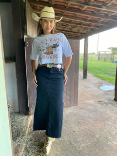 Camiseta Crooped Western Cowgirl Country Rodeio 245 - Traje certo country