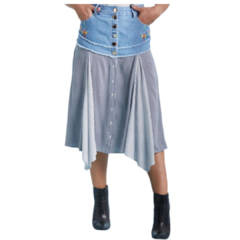 Saia Western jeans country West Dust Cowgirl 2891