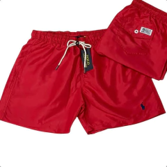 Short Polo Ralph Lauren Masculino Praia - Vermelho - G