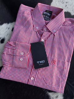 Camisa Manga Longa Masculina Txc Xadrez 2705v na internet
