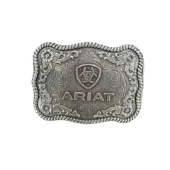 Fivela Importada Ariat - Antique Silver Rectangle - comprar online