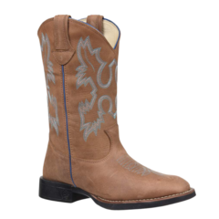 Imagem do Bota Texana Feminina Bico Quadrado Classic Az Bb