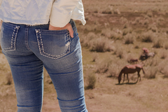 Calça Jeans Feminina Zenz Western Vino Zw0123059 - loja online
