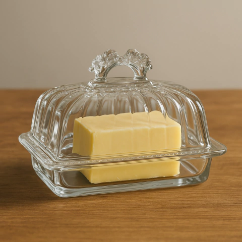 MANTEQUERA DE VIDRIO PALACE LABRADA - comprar online