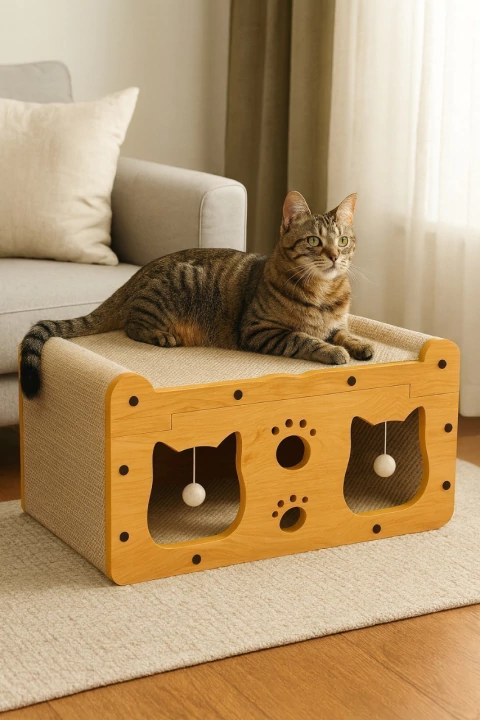 CASA-RASCADOR PARA GATO - comprar online