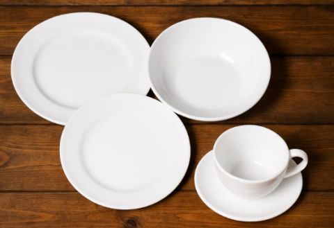 JUEGO DE VAJILLA X30 PC DINNER - BLANCO - comprar online