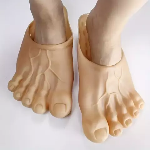 PAR DE PANTUFLAS DIVERTIDAS - PIES - comprar online
