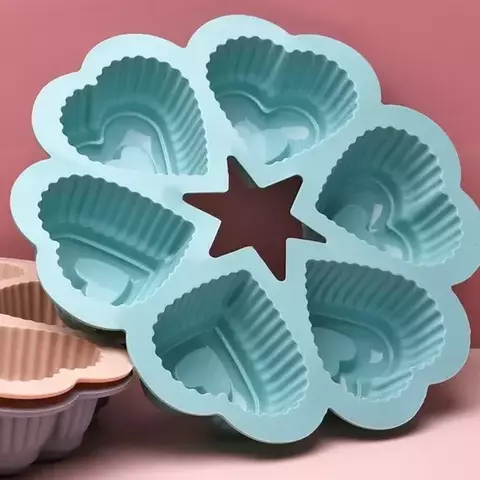 MOLDE DE SILICONA DE CORAZÓN