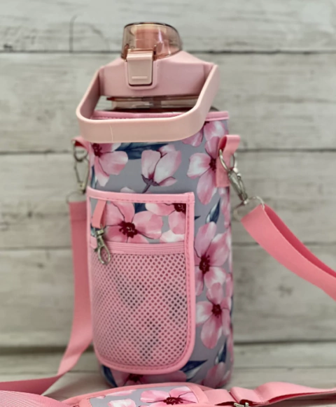 TOMA TODO PLASTICO C/CINTA QUILO-SA 600 ML-ROSA