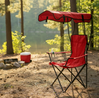 SILLA PLEGABLE CON TECHO - ROJO - comprar online