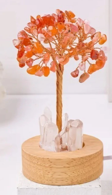 ARBOL DE VIRUTAS DE CRISTAL NATURAL - comprar online