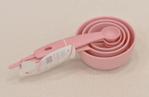 JUEGO DE CUCHARAS MEDIDORAS 8PCS - ROSA - comprar online