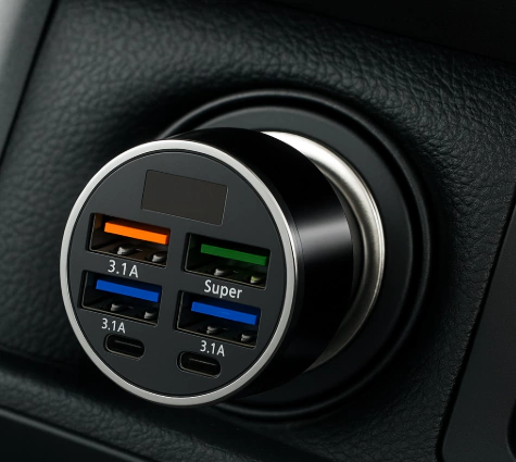 CARGADOR AUTO USB 6 PUERTOS - comprar online