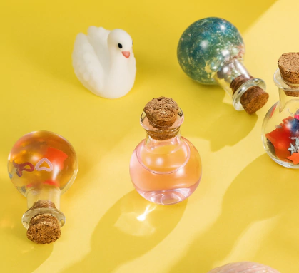 MINI BOTELLITAS DE VIDRIO CON TAPÓN 2ML - comprar online