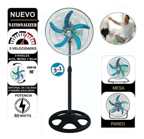 VENTILADOR METÁLICO NATIONALIZER - comprar online