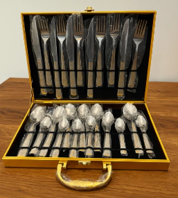 CUBIERTO CAJA DORADA 24UNI - comprar online