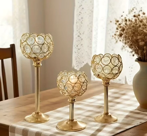 CANDELABROS DORADOS X3U - comprar online