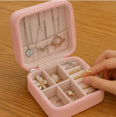 ALHAJERO MINI ROSA C/ BOTÓN - comprar online