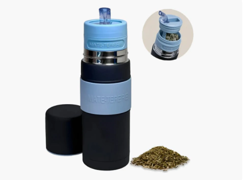 TERMO AUTOCEBANTE CON PICO HEIZEN 750 ML- AZUL - comprar online